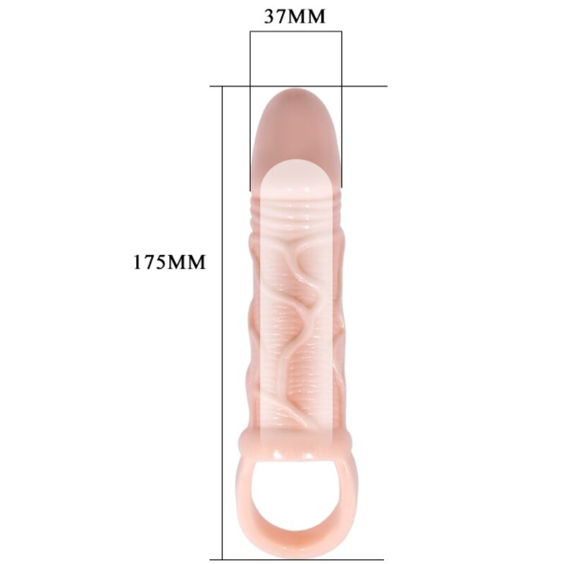 Penisverlängerungshülle mit Hodengurt 13,5cm