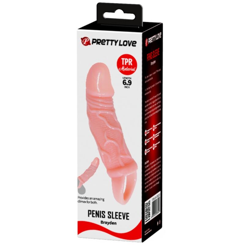 Penisverlängerungshülle mit Hodengurt 13,5cm