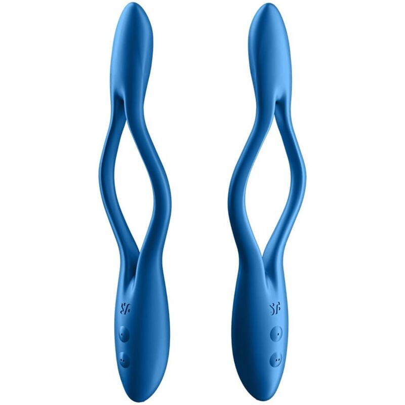 Blauer multielastischer Spielvibrator