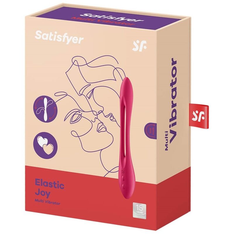 Multielastischer Joy Vibrator rot