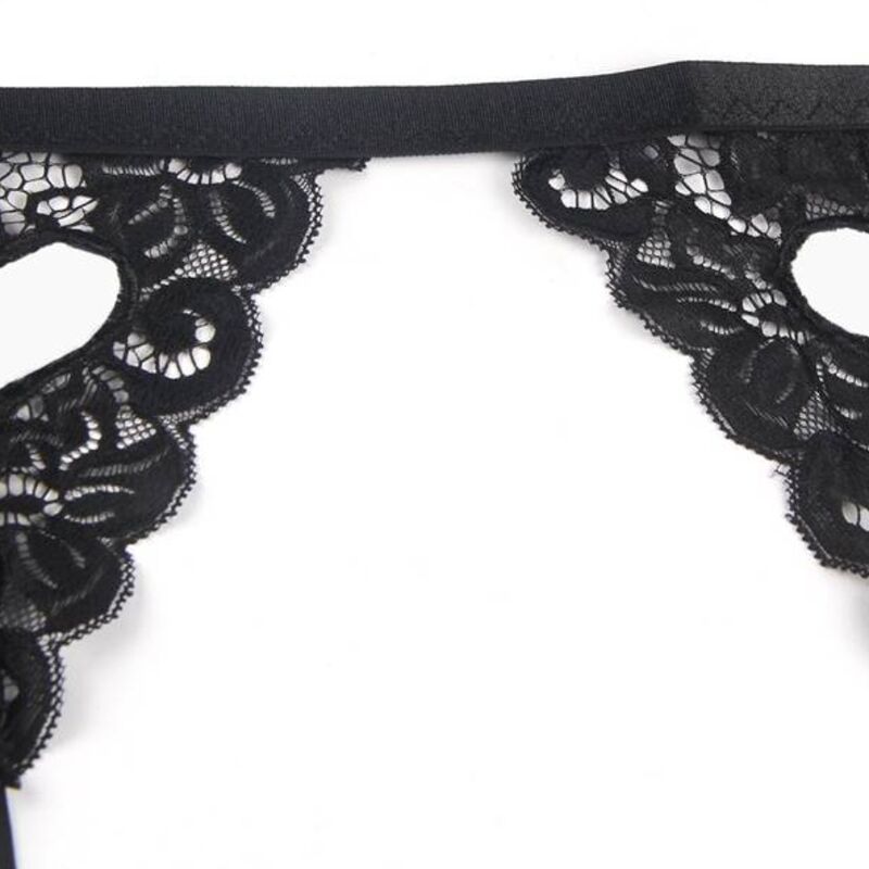 Dreiteilige Dessous + Liga + Tanga L/XL