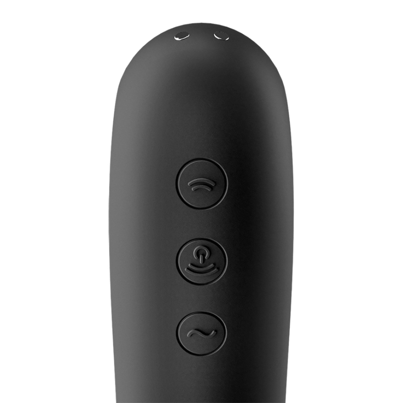 Dual Kiss Air Pulse Vibrator Schwarz