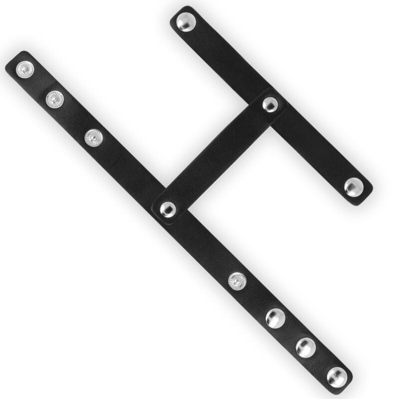Ohmama Fetisch-Hodenkäfig aus Leder