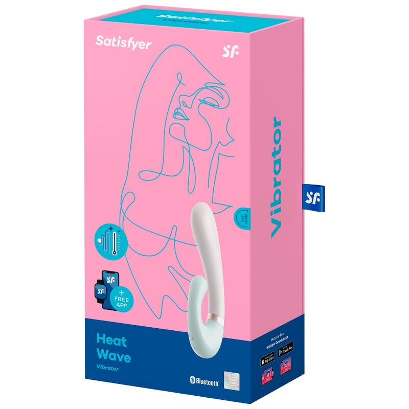Hitzewellen-Vibrator-App weiß