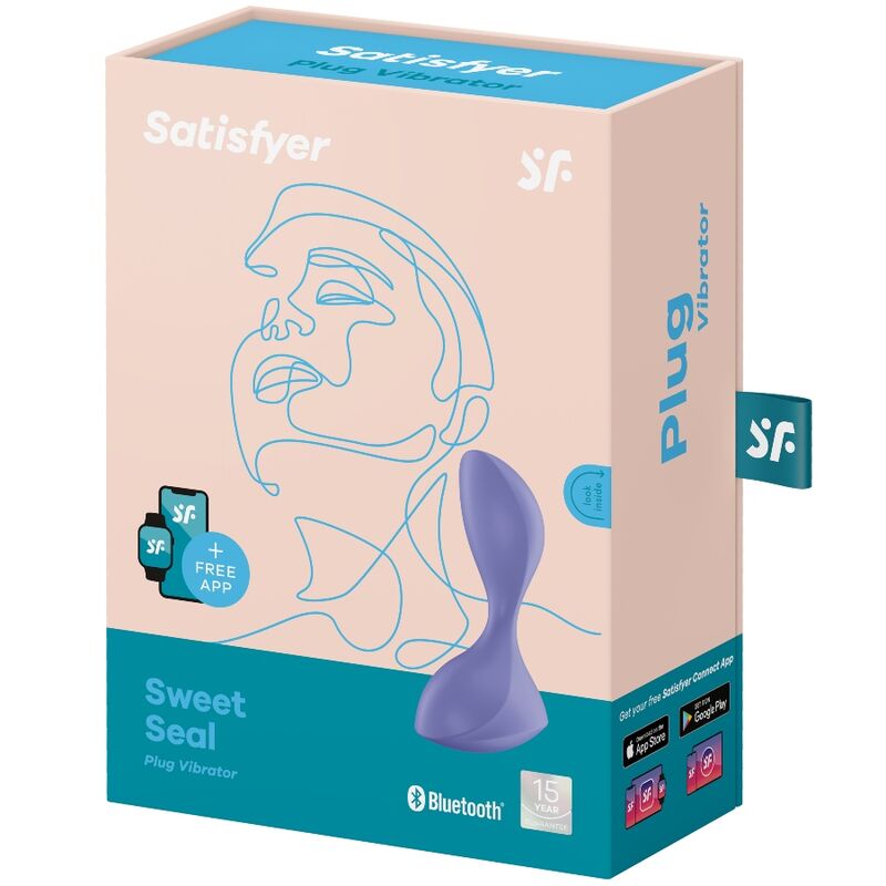 Sweet Seal Vibrationsplug-App lila