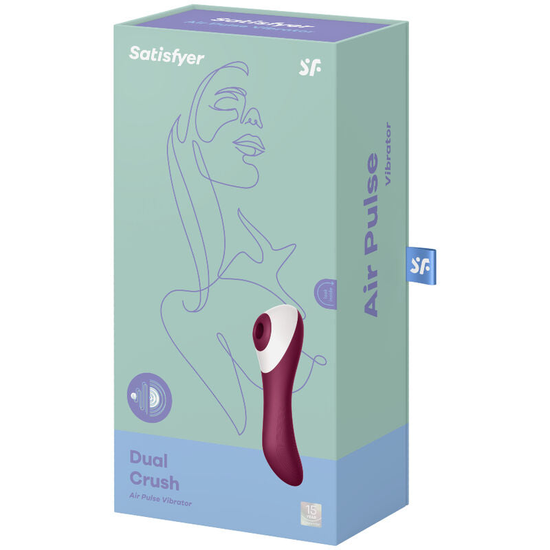 Dual Crush Air Pulse Vibrator
