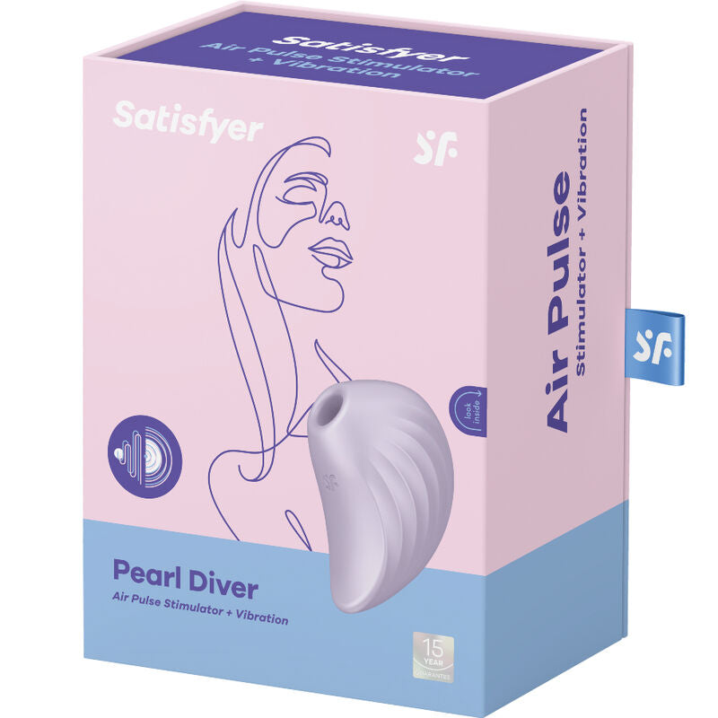 Pearl Diver Stimulator und Vibrator violett