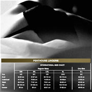 Penthouse – Naughty Valentine – Tanga, Schwarz, L/XL