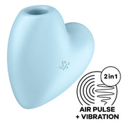 Cutie Herzstimulator und Vibrator blau