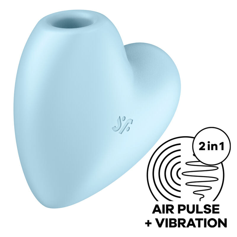 Cutie Herzstimulator und Vibrator blau
