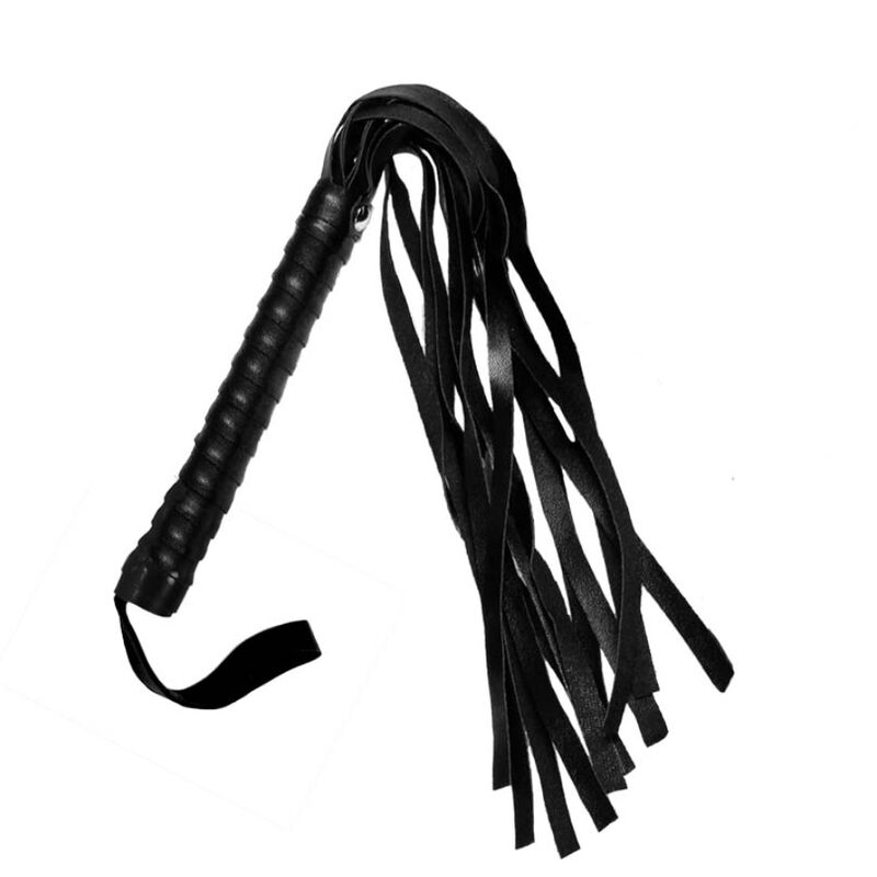 Schwarze Bondage-Peitsche, BDSM-Kollektion