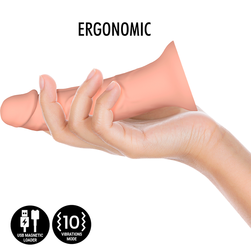 Asher Original Dildo S – Vibrator kompatibel mit der WatchMe Wireless-Technologie