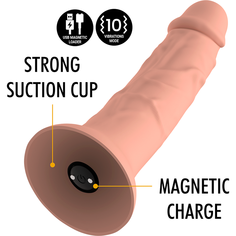 Asher Original Dildo S – Vibrator kompatibel mit der WatchMe Wireless-Technologie