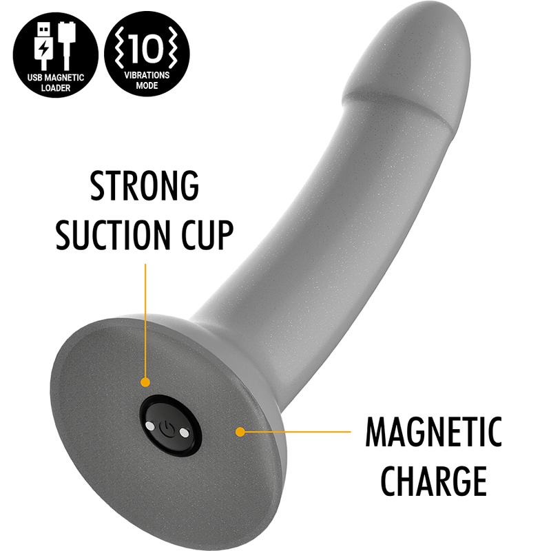 Rune Majestic Dildo S – Kompatibel mit Watchme Vibrator Wireless-Technologie