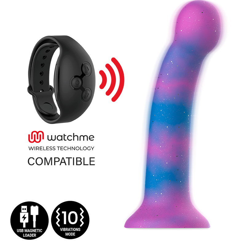Dion Galactic Dildo S – Kompatibel mit Watchme Vibrator Wireless-Technologie