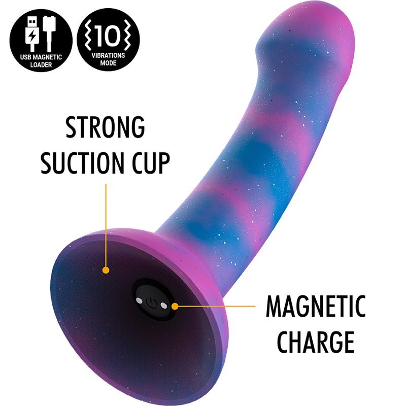 Dion Galactic Dildo M – Kompatibel mit Watchme Vibrator Wireless-Technologie