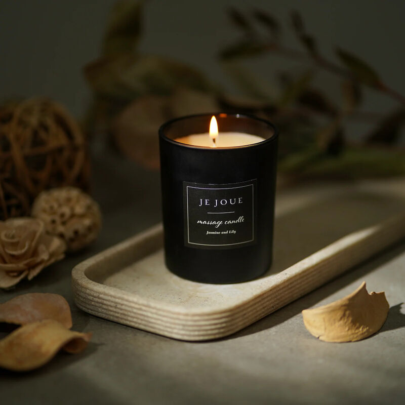 Luxuriöse Jasmin- und Lilien-Massagekerze