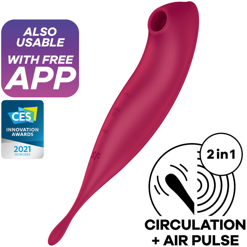 Twirling Pro+ Stimulator und Vibrator App grün