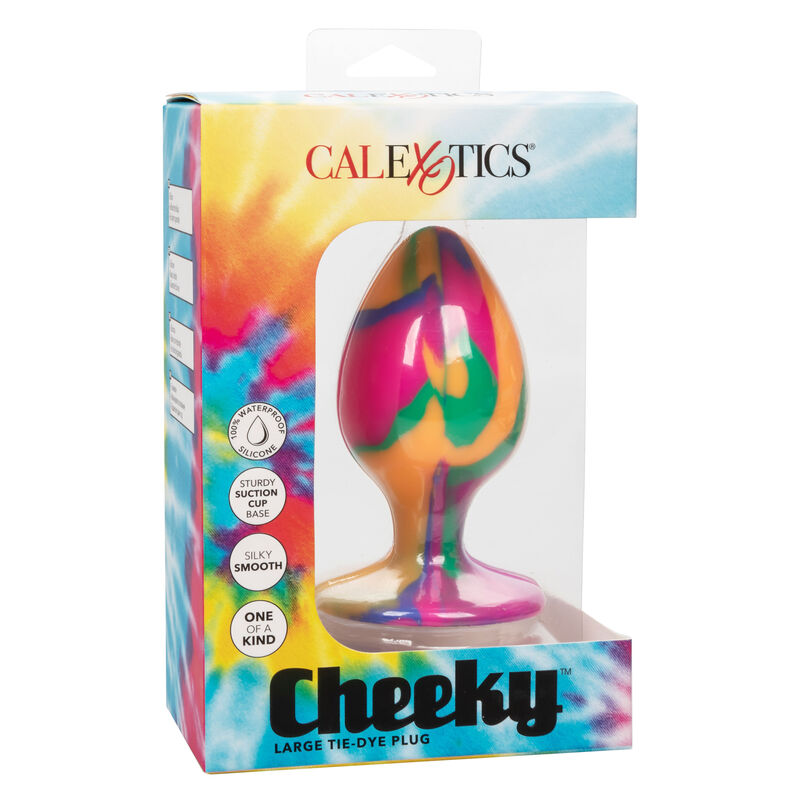 Frecher großer Batik-Buttplug
