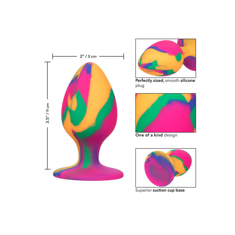 Frecher großer Batik-Buttplug