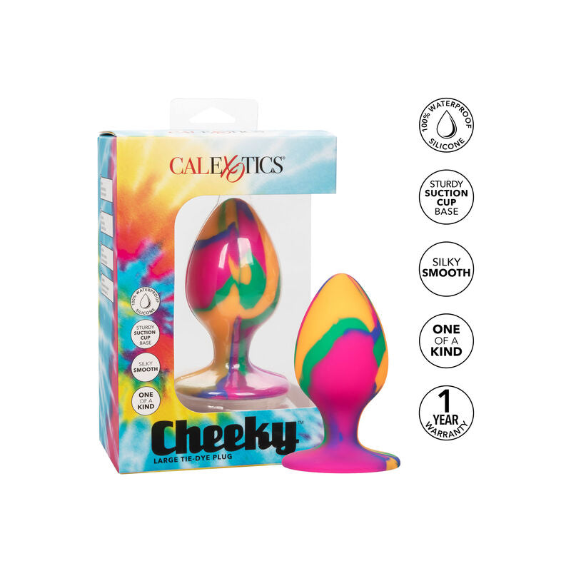 Frecher großer Batik-Buttplug