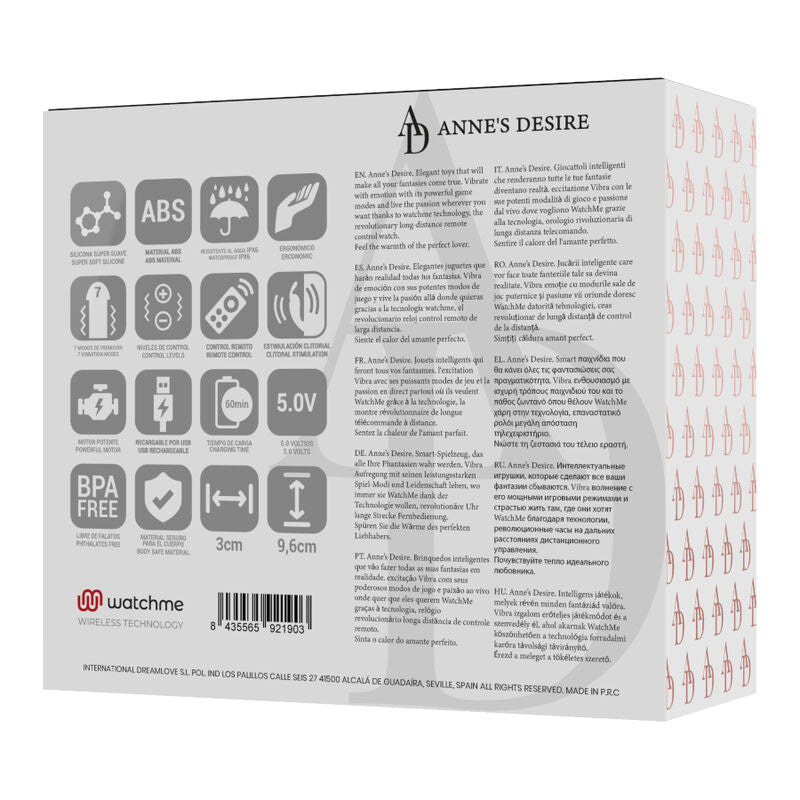 Panty Pleasure Tecnolog ein Watchme schwarz