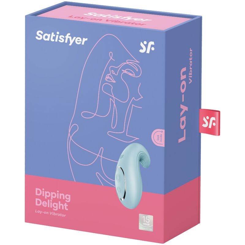 Dipping Delight Auflegevibrator blau
