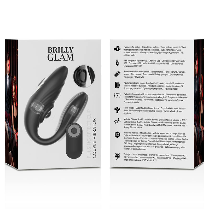 Brilly Glam - ferngesteuertes Puls- und Vibrationspaar
