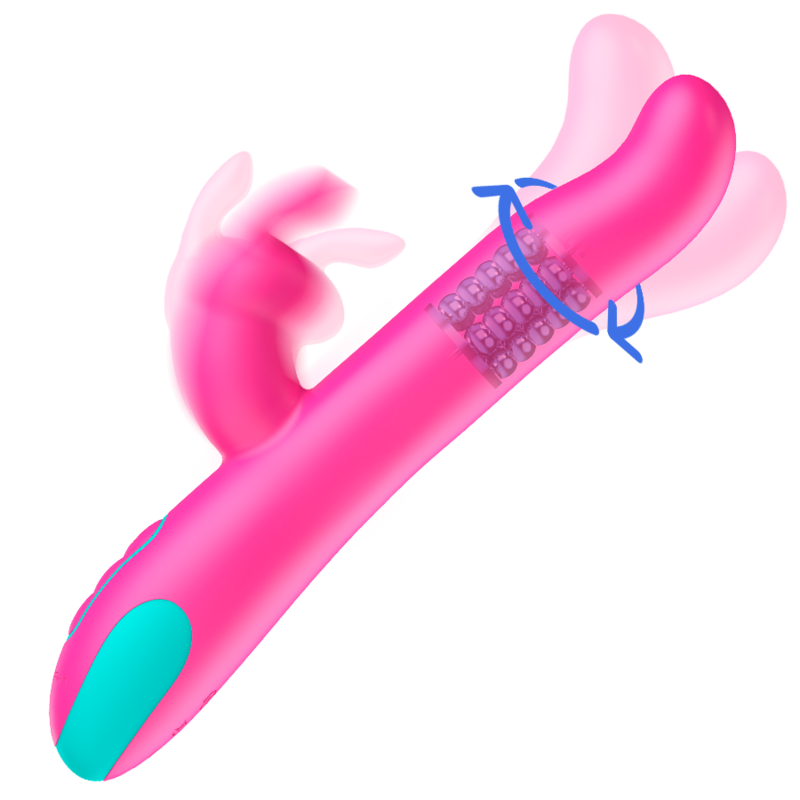 Pluto Rabbit-Vibrator und Rotator, kompatibel mit WatchMe Wireless-Technologie