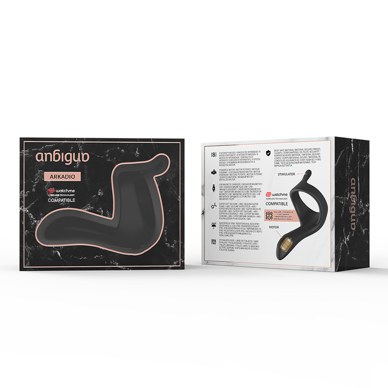 Arkadio Drüsen- und Perineumstimulator, kompatibel mit der Watchme-Funktechnologie