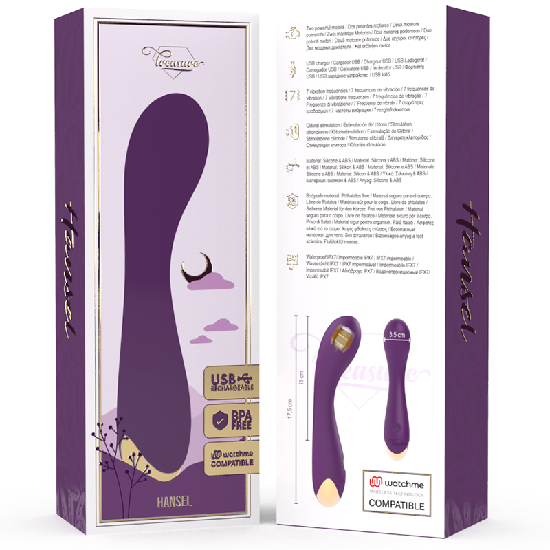 Hansel G-Punkt-Vibrator Watchme Wireless-Technologie kompatibel