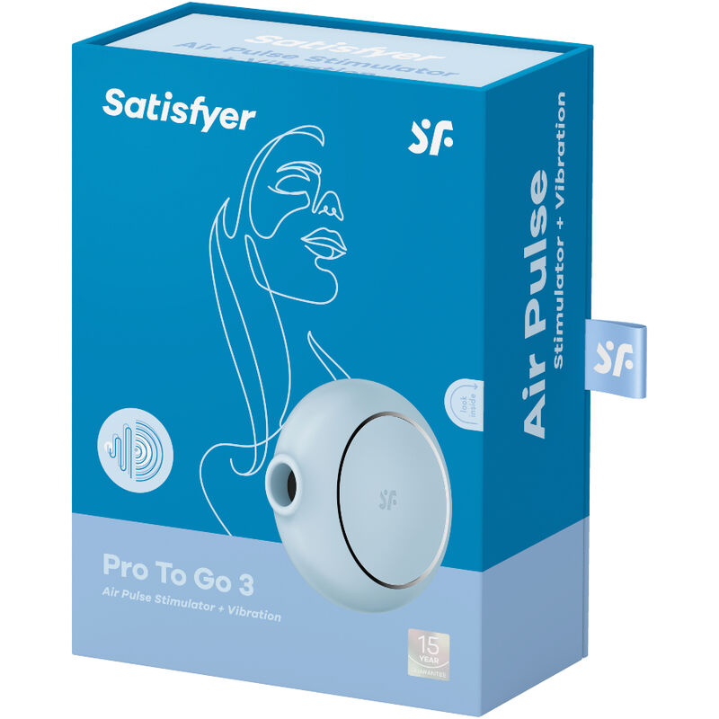 Air Pulse Pro To Go 3 Schwarz Doppelstimulator und Vibrator