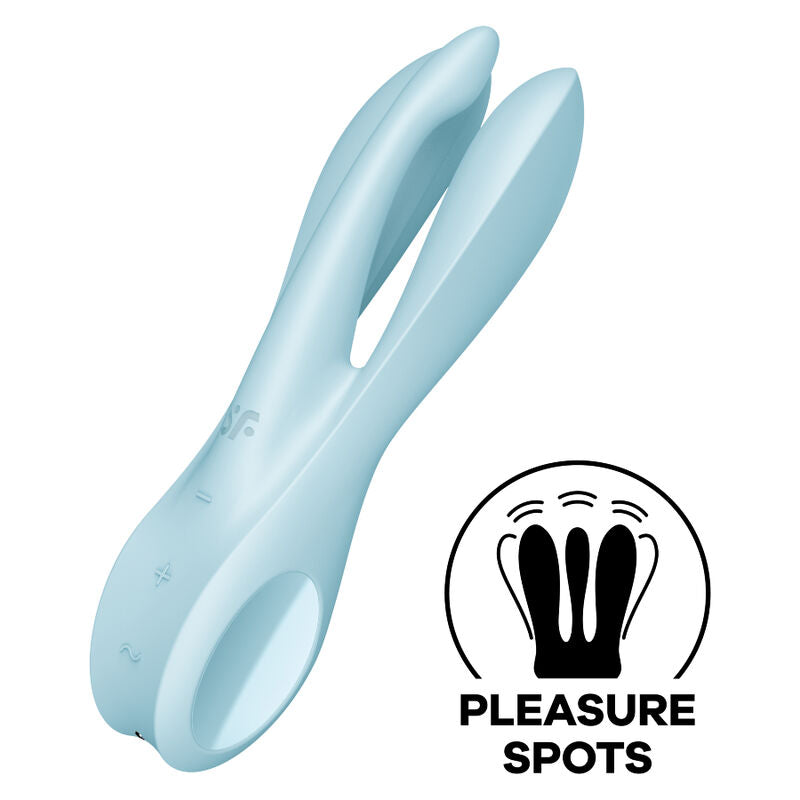 Dreiervibrator 1 blau