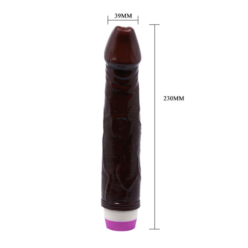 Waves of Pleasure Vibrator 23 cm Braun