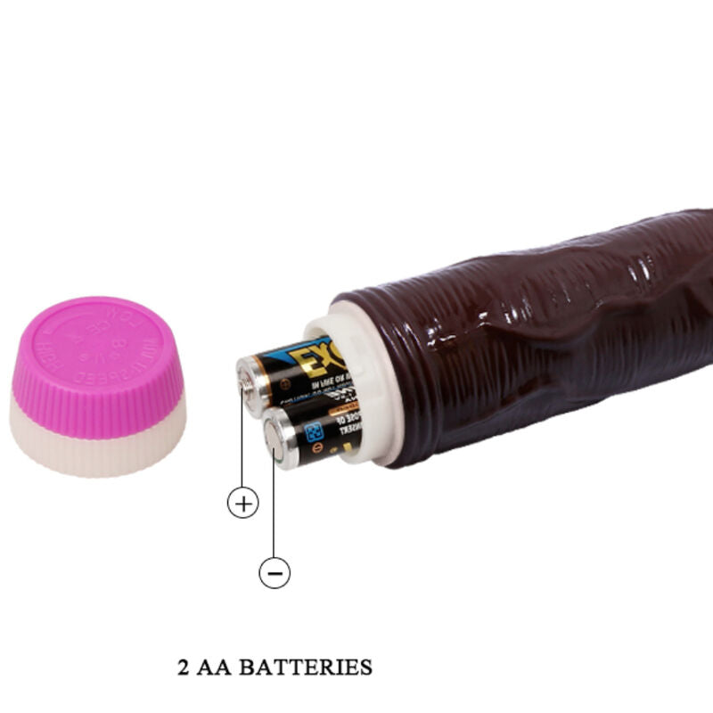 Waves of Pleasure Vibrator 23 cm Braun