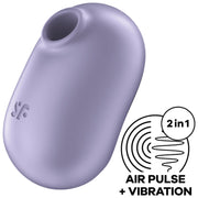 Air Pulse Pro To Go 2 Lila Doppelstimulator und Vibrator