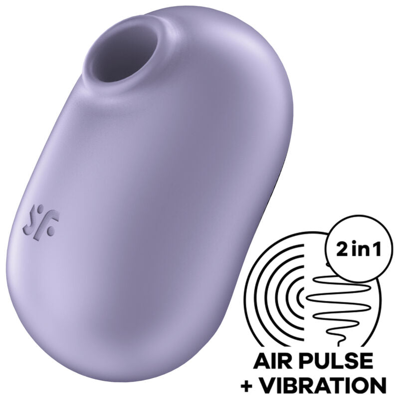 Air Pulse Pro To Go 2 Lila Doppelstimulator und Vibrator