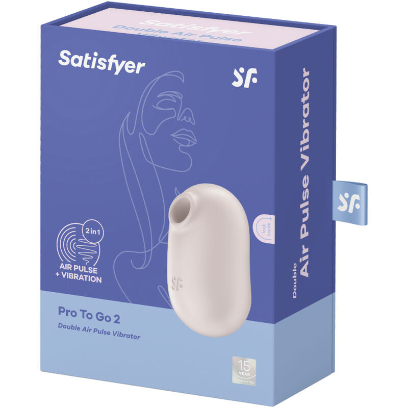 Air Pulse Pro To Go 2 Lila Doppelstimulator und Vibrator