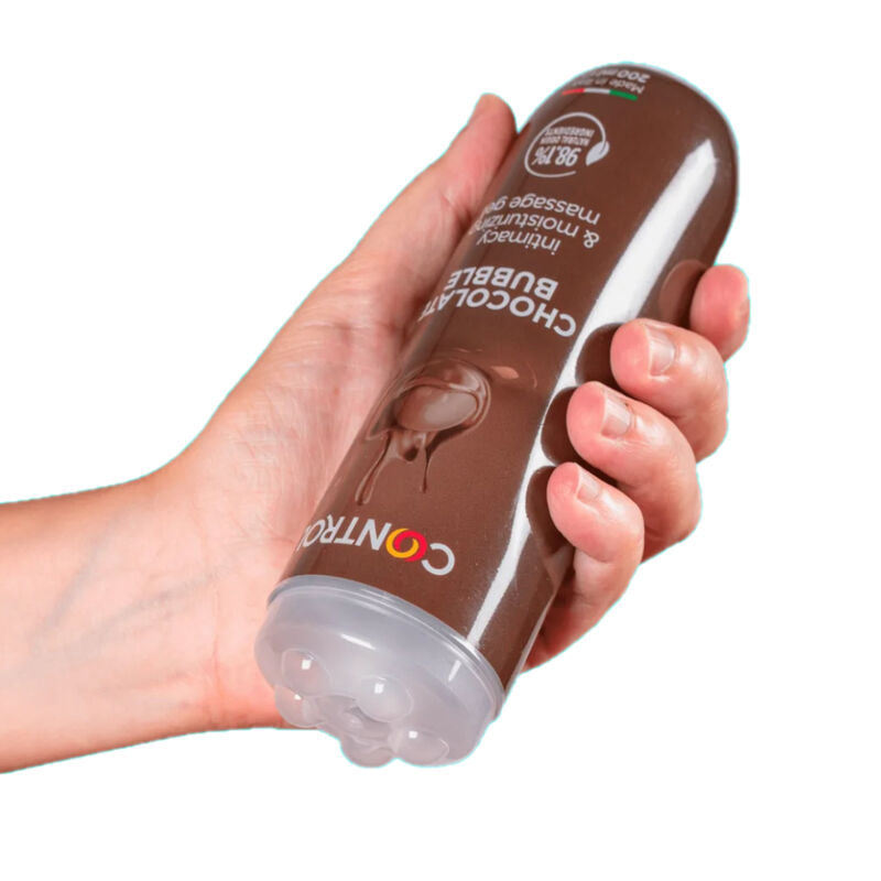 3 in 1 Schokoladen-Bubble-Massagegel 200 ml