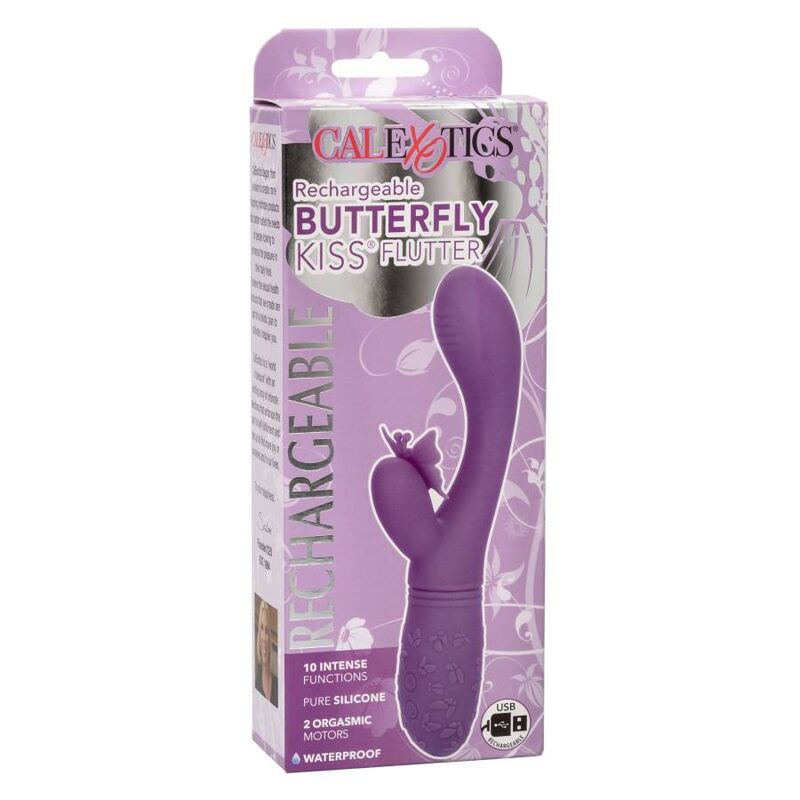 Schmetterling Kuss Flatter lila