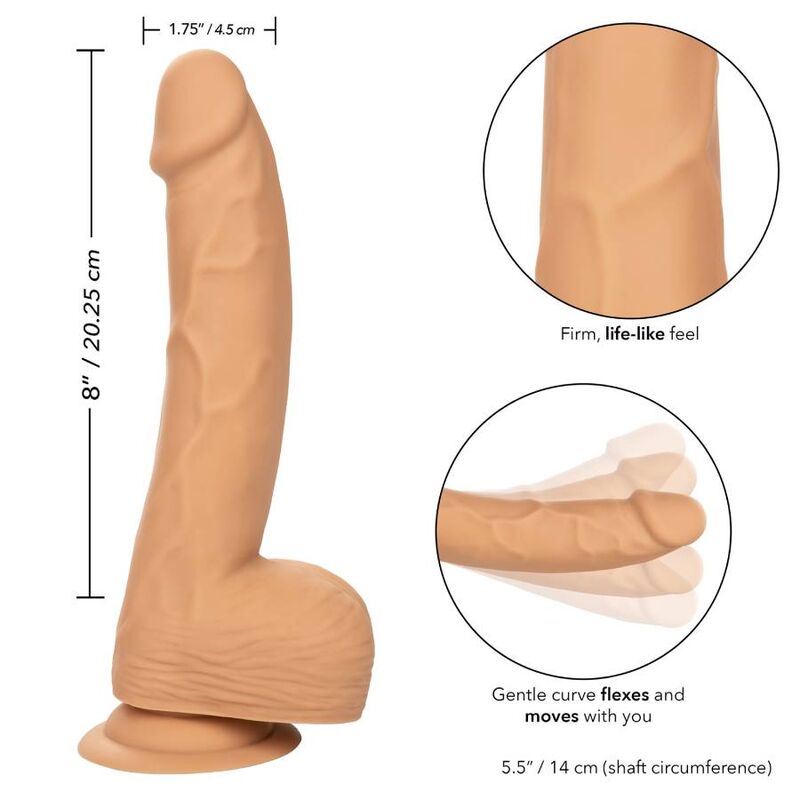 Silikonnägel 20,32 cm hautfarben