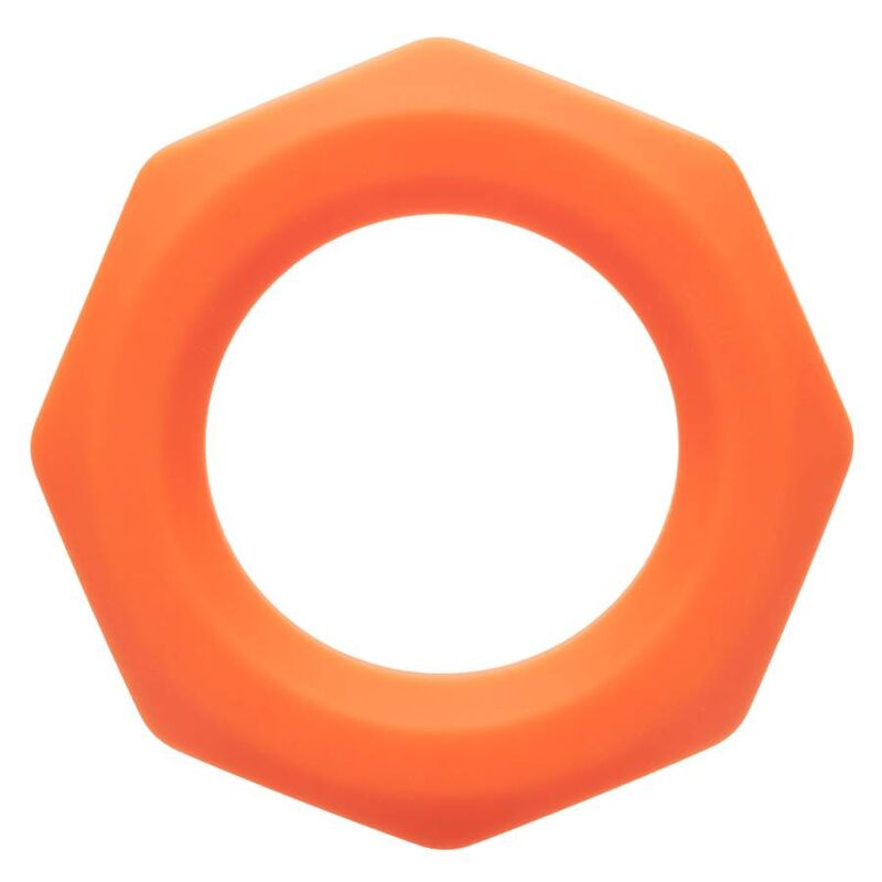Oranger Alpha-Sexagon-Ring