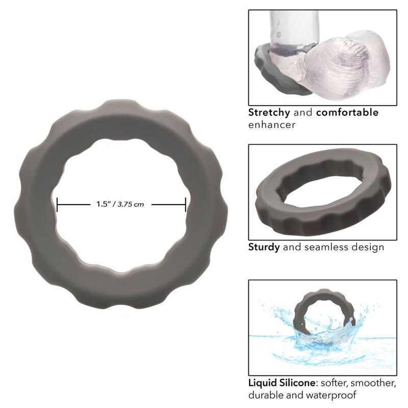 Grauer aufrechter Alpha-Ring
