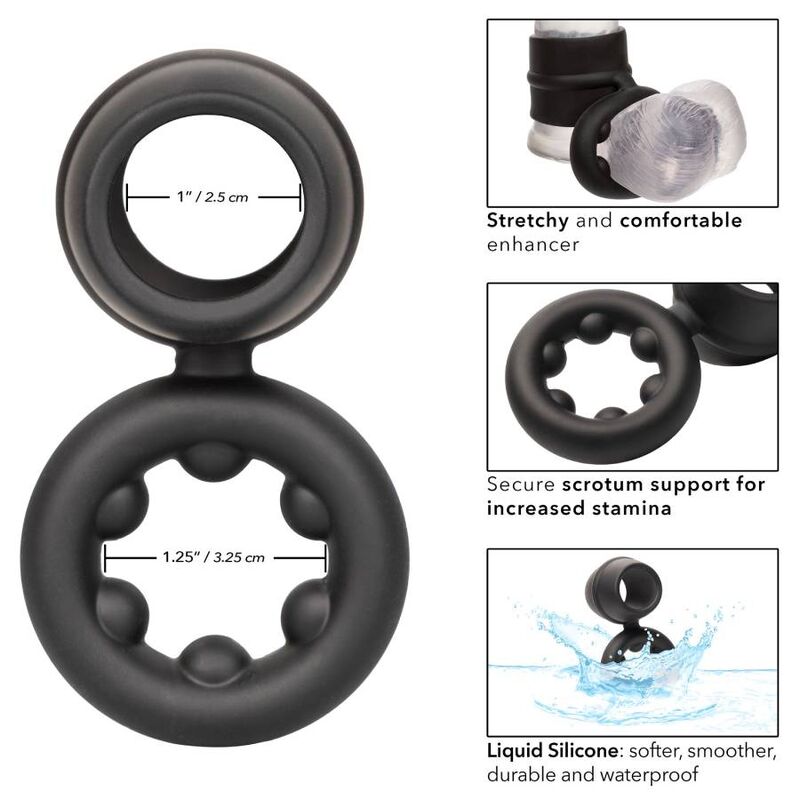 Alpha Dual Magnum Schwarzer Ring