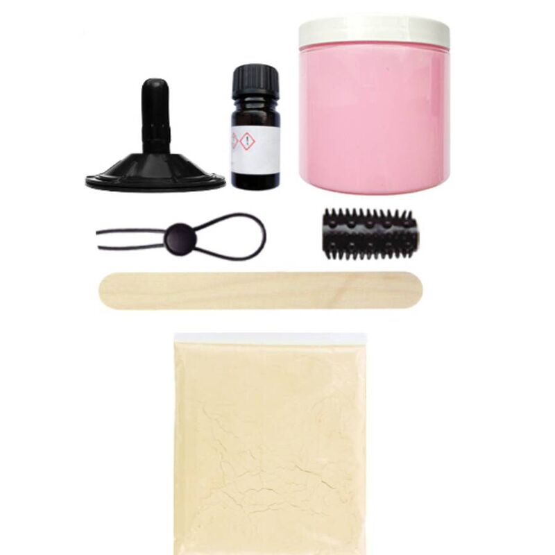 Rosa Dildo und Saugnapf