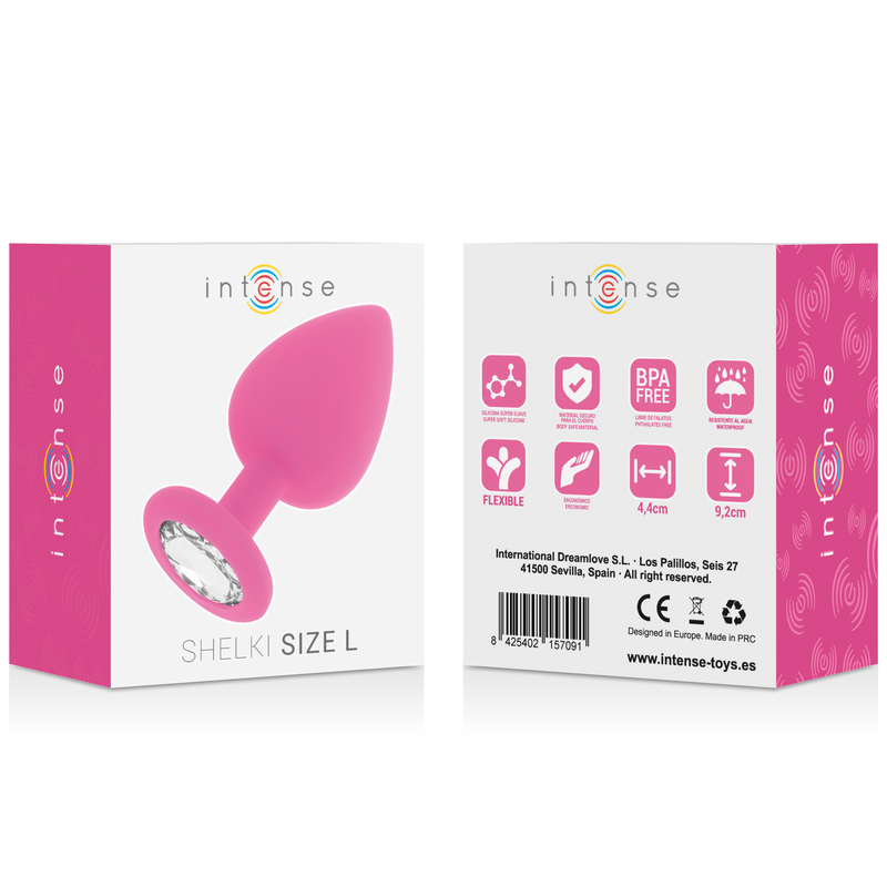 Analplug Shelki L in Fuchsie