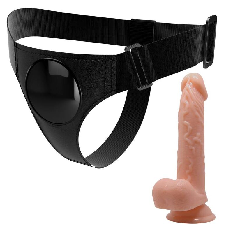Slip Harness Universal Harness mit Dildo Kevin 19 cm natur