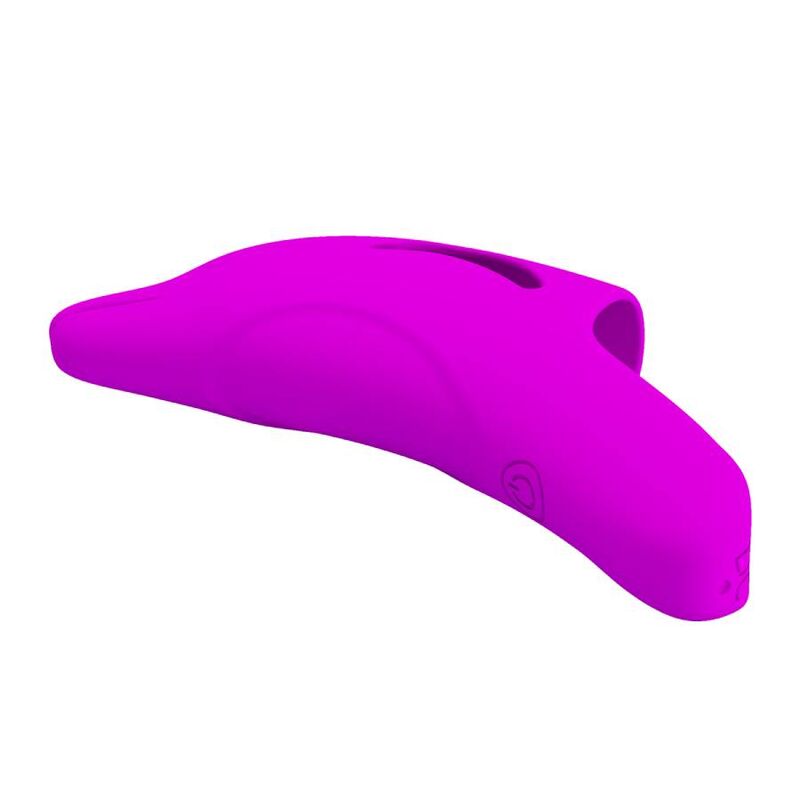 Leistungsstarker lila Delphini-Fingerstimulator