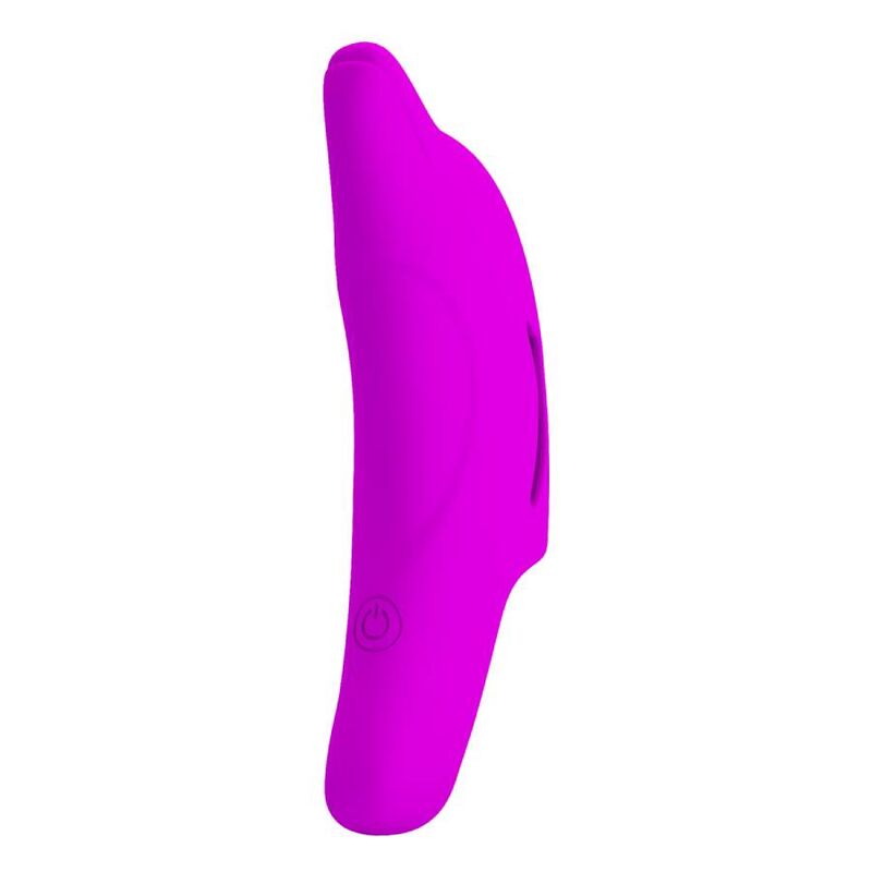 Leistungsstarker lila Delphini-Fingerstimulator