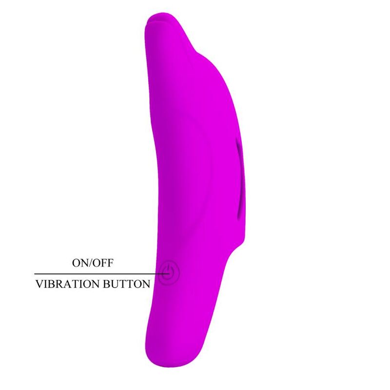 Leistungsstarker lila Delphini-Fingerstimulator